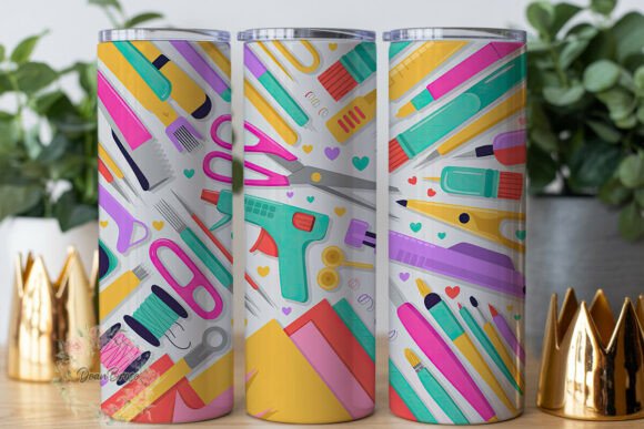 Crafting Tools Name 20oz Tumbler Wrap