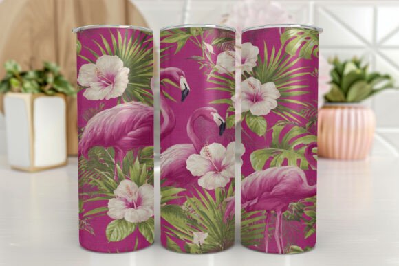 Flamingo 20 Oz Skinny Tumbler Graphics & Tumbler Wraps Review