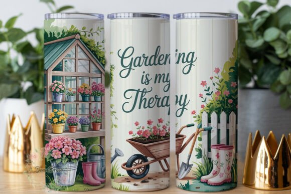 Garden Therapy 20oz Tumbler Wrap