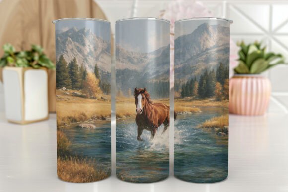 Horse Tumbler Wrap Sublimation Review for Embroidery Projects