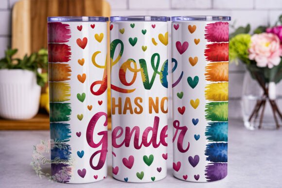 Love Has No Gender Tumbler Wrap Graphics Review