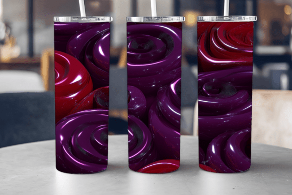 Rose Bouquet Tumbler Graphics and Tumbler Wraps