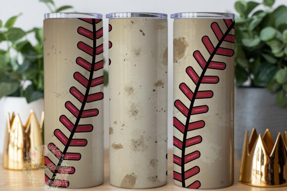 Rustic Baseball Stitches Tumbler Wraps Graphics Review