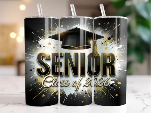 Senior Class of 2026 Graduation Tumbler Graphics & Wraps